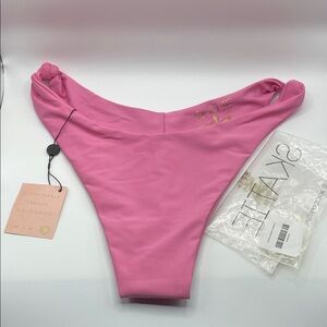 Skatie‎ Suzanne Vibrant Pink Dahlia Bikini Bottom